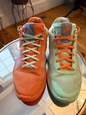 🔥  Nike Ja 1 In Mismatched Green & Orange – Men’s Size 12 🔥